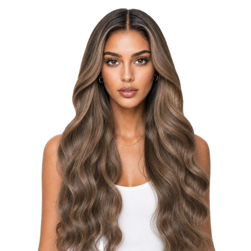 Ruby: Swiss Lace Wavy Wig – 100% Remy Hair for Natural Glamour