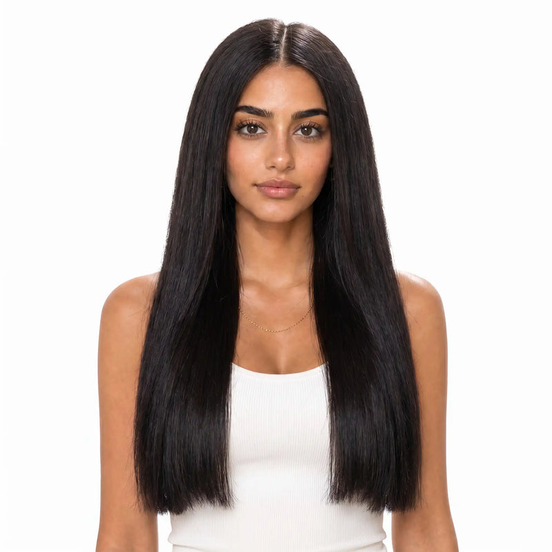 Clara: U Part Brazilian Hair Wig – 100% Remy Hair, Quick Application