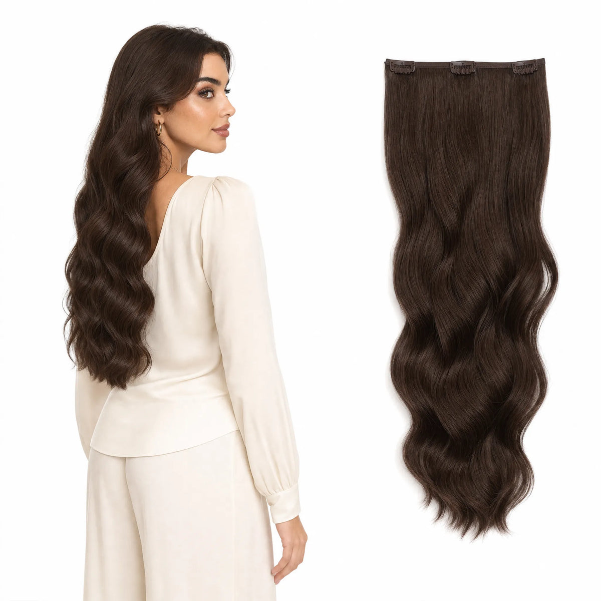 9-Piece Clip-In Extensions: Fuller, Longer Hair in Minutes 