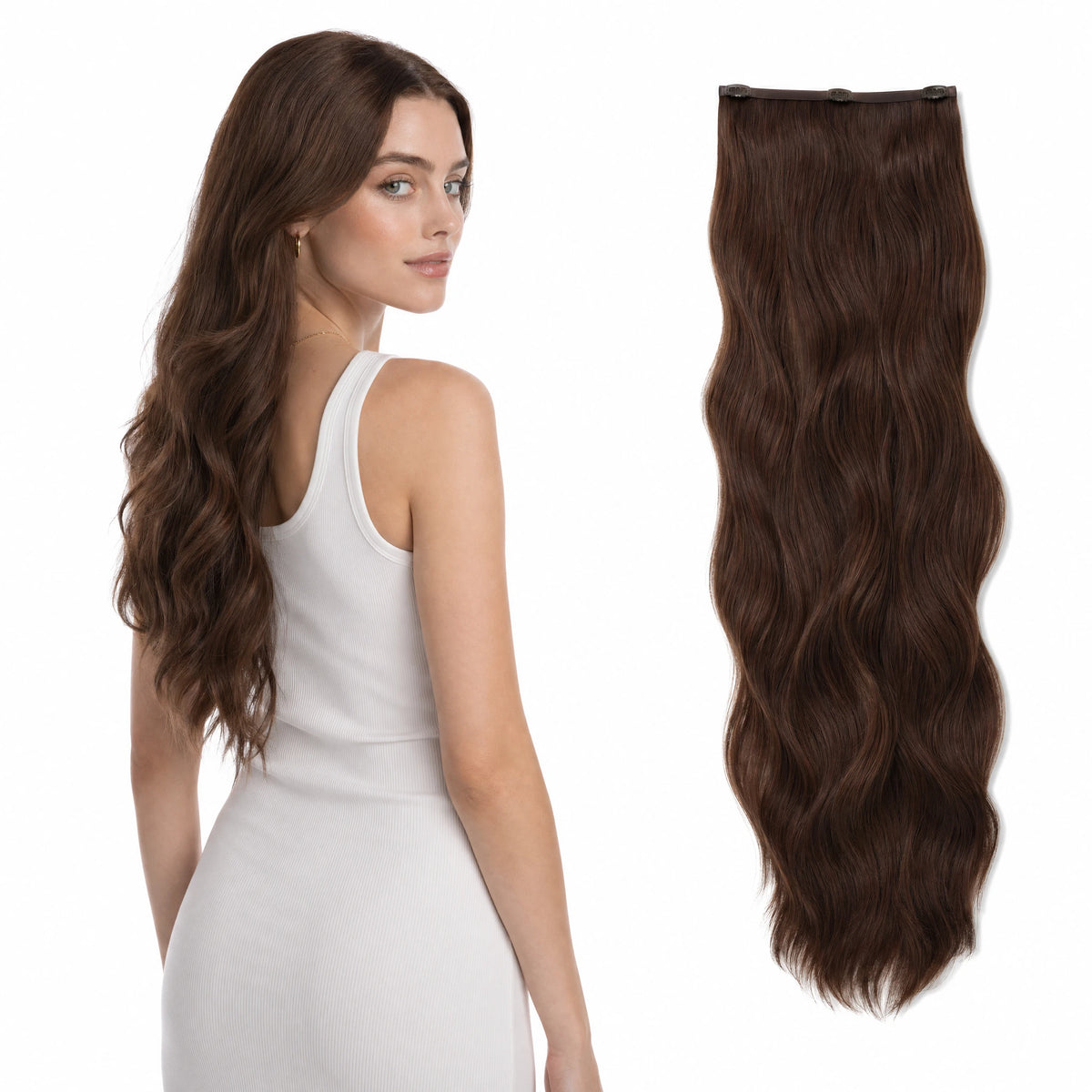 9-Piece Clip-In Extensions: Fuller, Longer Hair in Minutes 