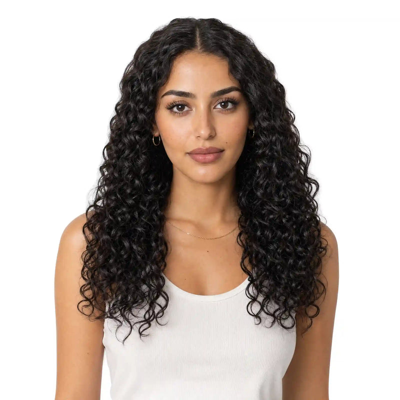 Mira: Lace Front Curly Wig – 100% Remy Hair, Realistic Look