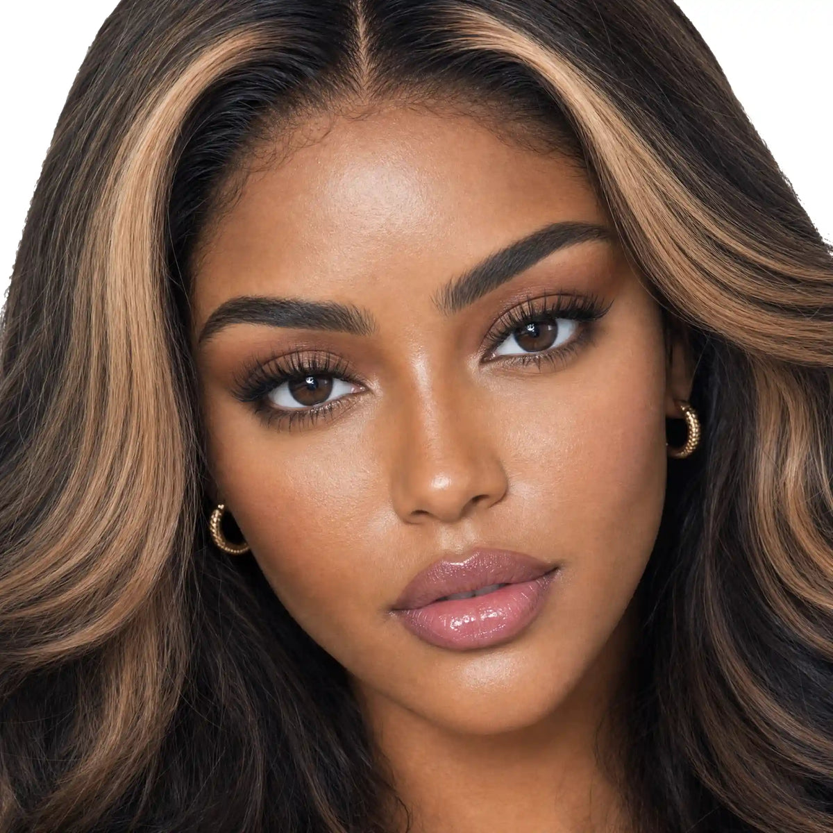 Tara: 100% Remy Mongolian Body Wave Wig – Stunning Highlights, Perfect Fit