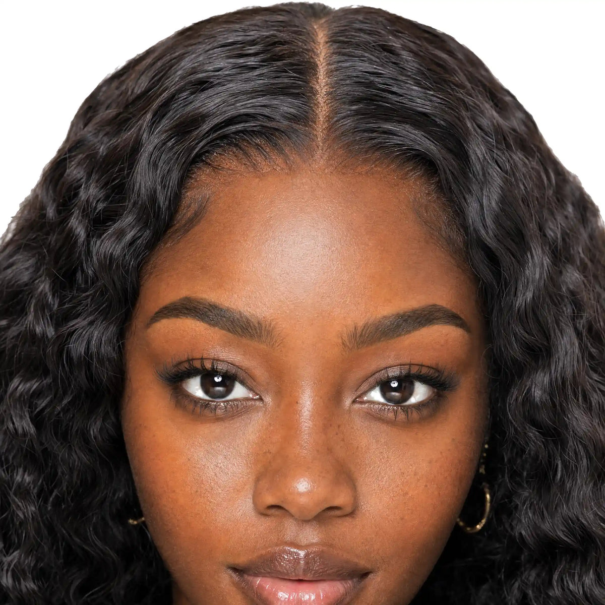 Curly Wig 'Mila': 100% Mongolian Hair with Lace Front