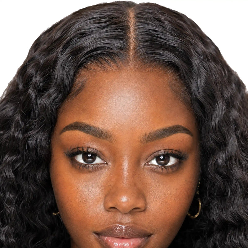 Curly Wig 'Mila': 100% Mongolian Hair with Lace Front
