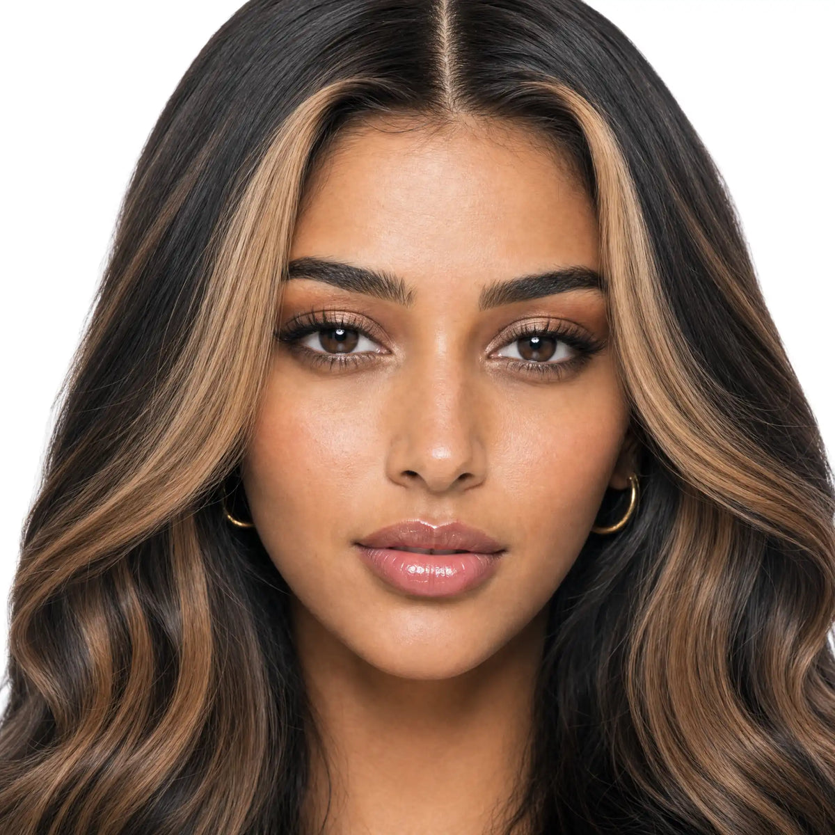 Jana: 100% Remy Body Wave Wig with Swiss Lace – Highlighted Elegance