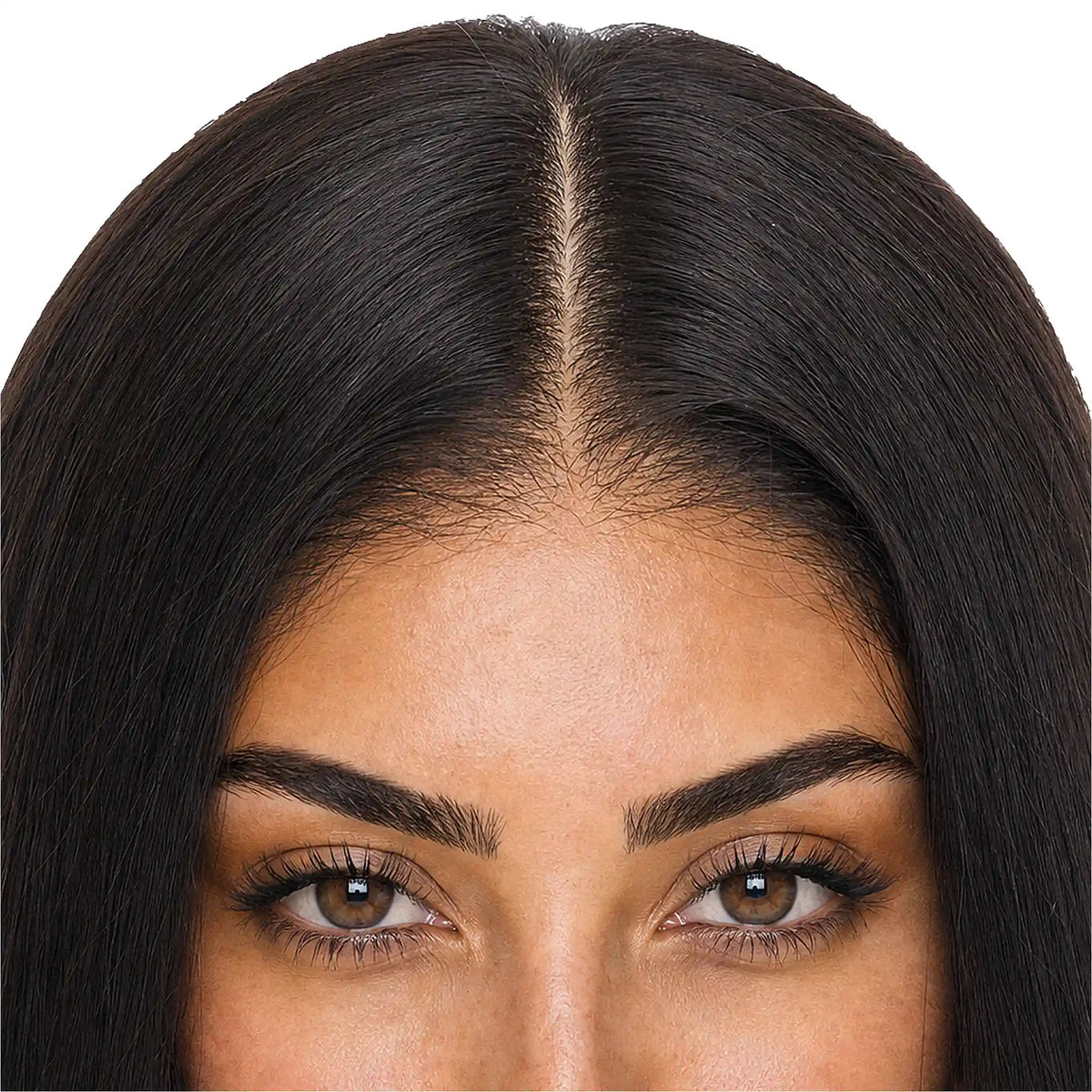 Straight Wig 'Lamees': 100% European Hair with Lace Front