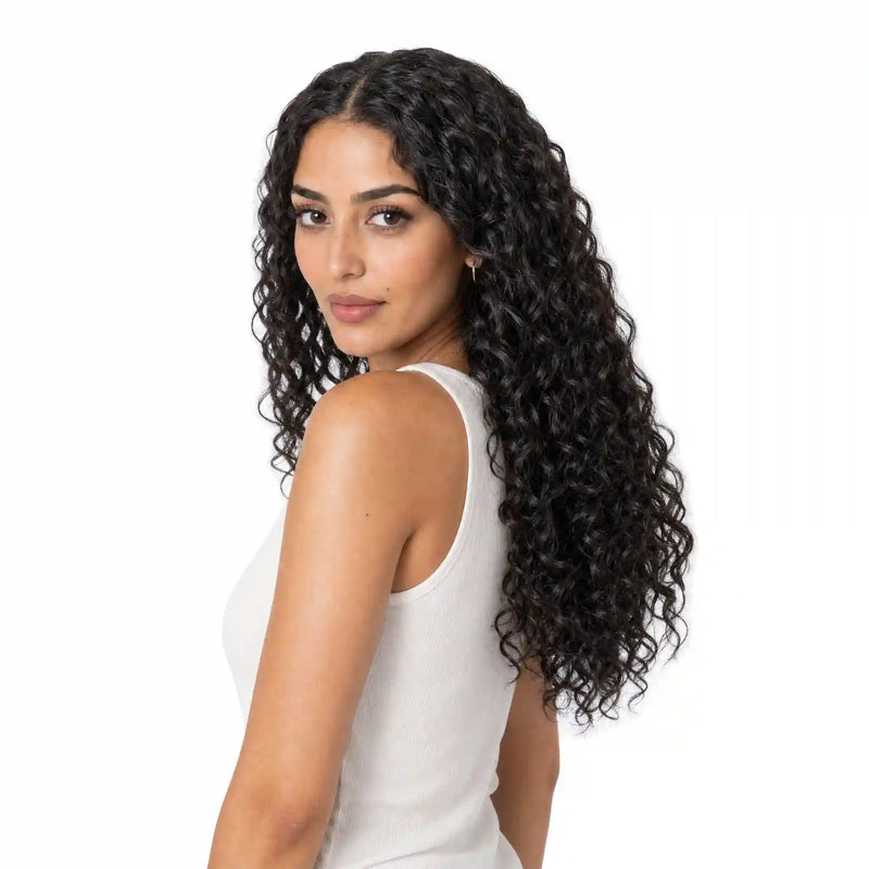 Mira: Lace Front Curly Wig – 100% Remy Hair, Realistic Look