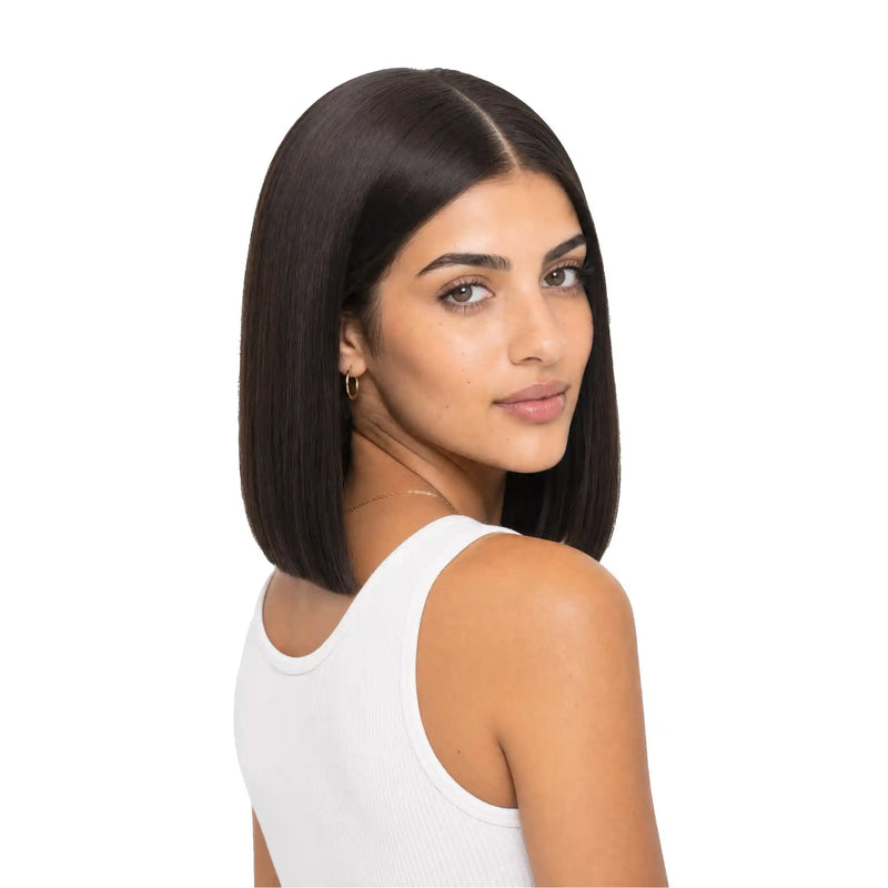 Glueless Short Wig 'Nina': 100% Remy Hair with Swiss Lace