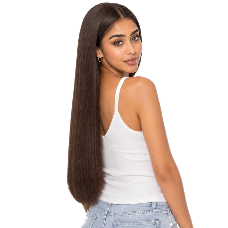 Sama: Swiss Lace Straight Wig – 100% Remy Hair, Effortlessly Natural