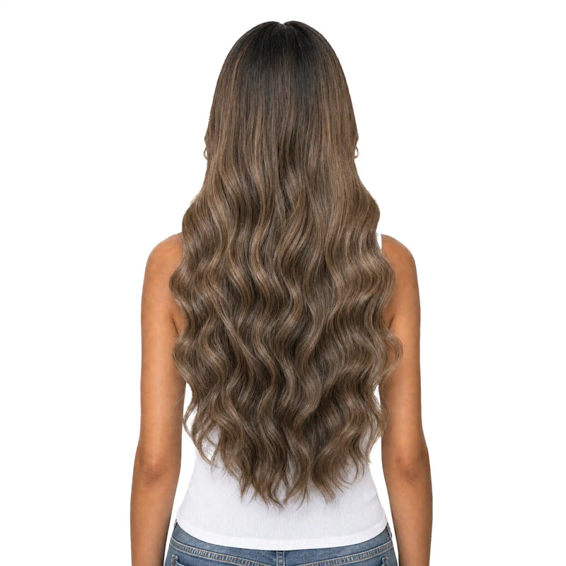 Ruby: Swiss Lace Wavy Wig – 100% Remy Hair for Natural Glamour