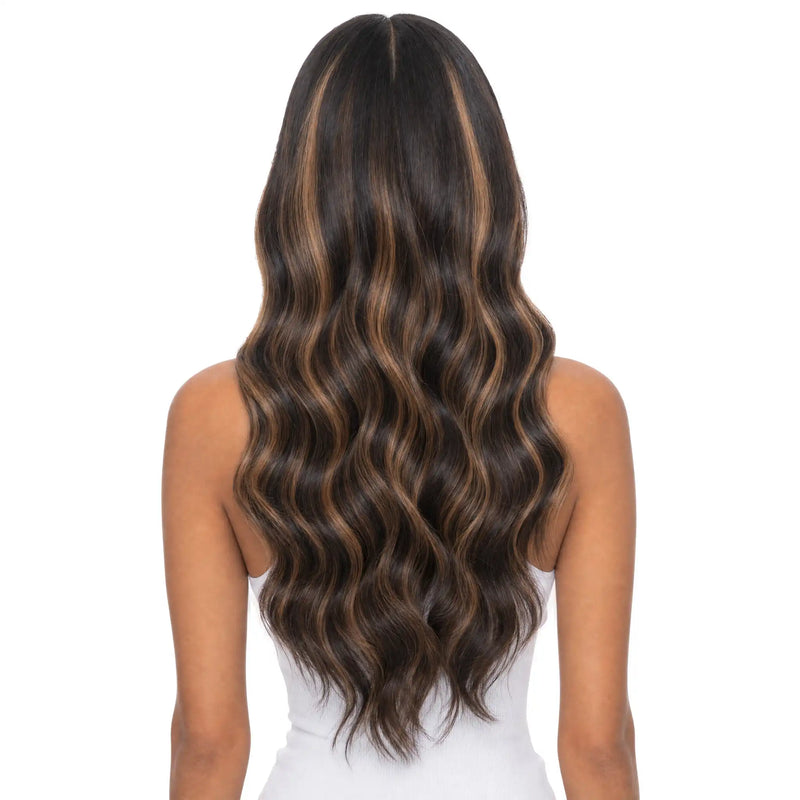 Jana: 100% Remy Body Wave Wig with Swiss Lace – Highlighted Elegance