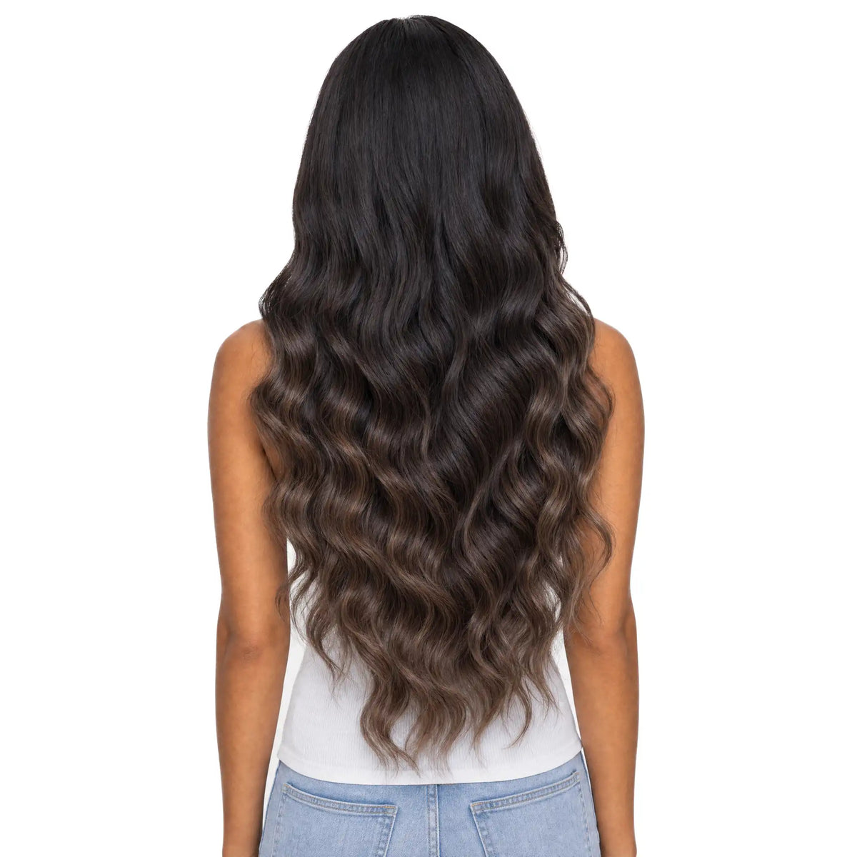 Dina: Swiss Lace Ombre Wig – 100% Remy Hair, Pure Glam