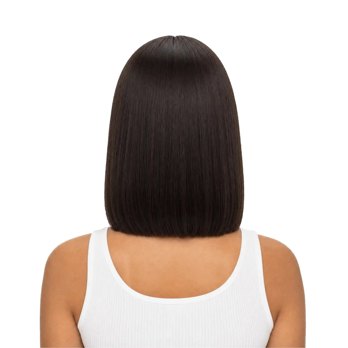 Glueless Short Wig 'Nina': 100% Remy Hair with Swiss Lace