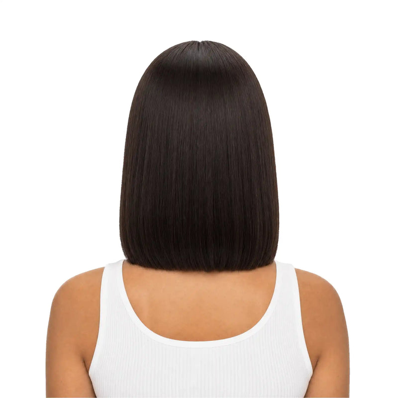 Glueless Short Wig 'Nina': 100% Remy Hair with Swiss Lace