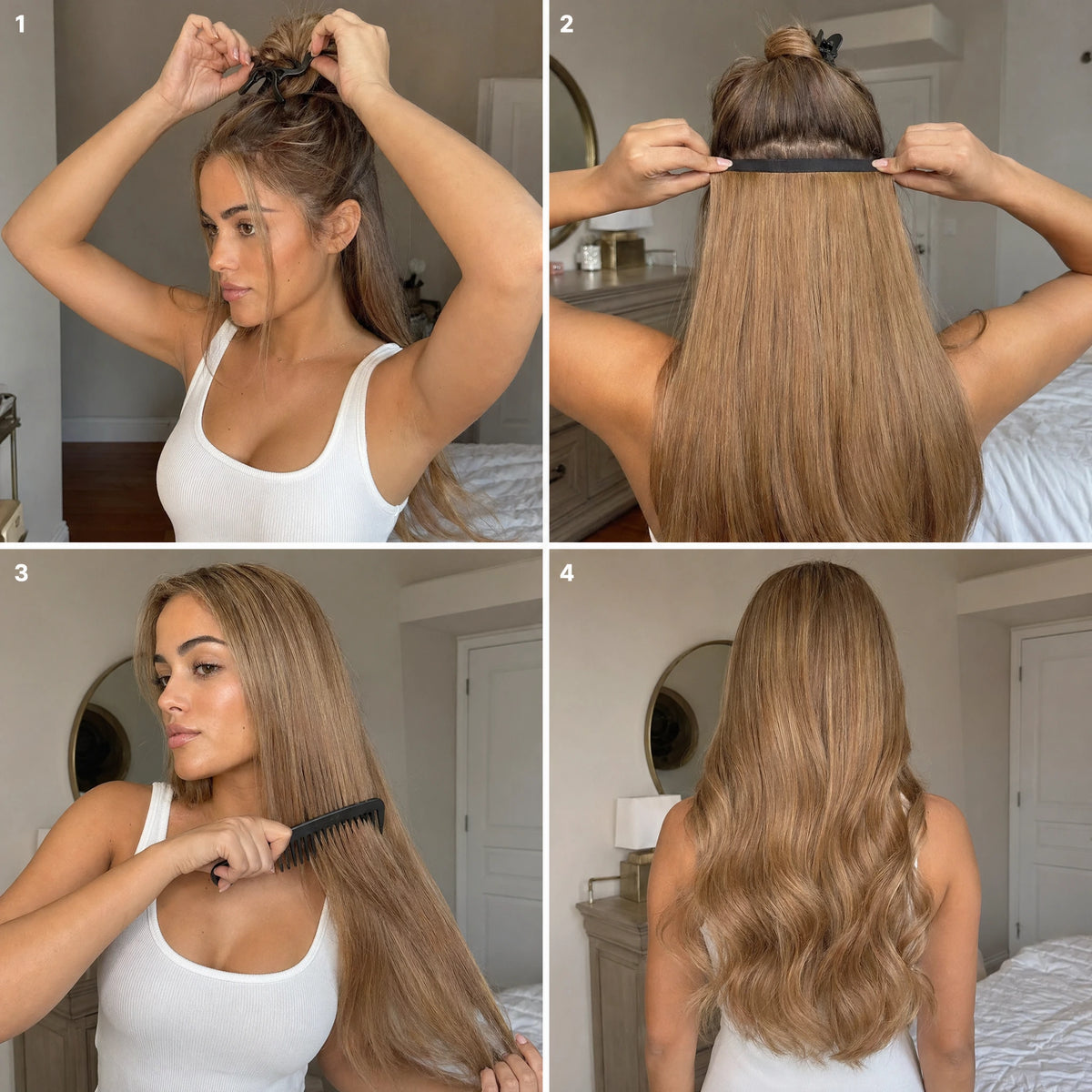9-Piece Clip-In Extensions: Fuller, Longer Hair in Minutes 