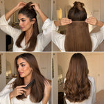 9-Piece Clip-In Extensions: Fuller, Longer Hair in Minutes 