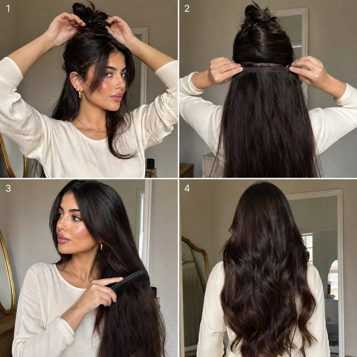9-Piece Clip-In Extensions: Fuller, Longer Hair in Minutes 