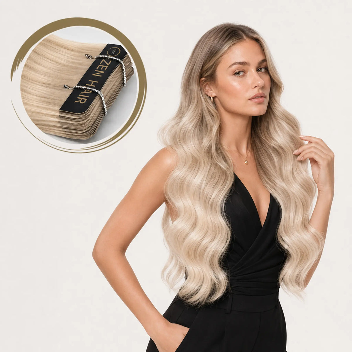 Luxury Plus Tape-In Extensions: Effortless Length, Seamless Beauty