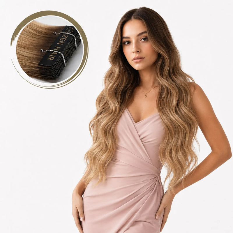 Luxury Plus Tape-In Extensions: Effortless Length, Seamless Beauty