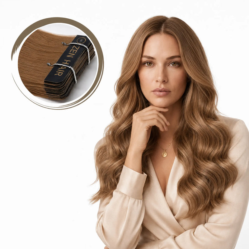 Luxury Plus Tape-In Extensions: Effortless Length, Seamless Beauty