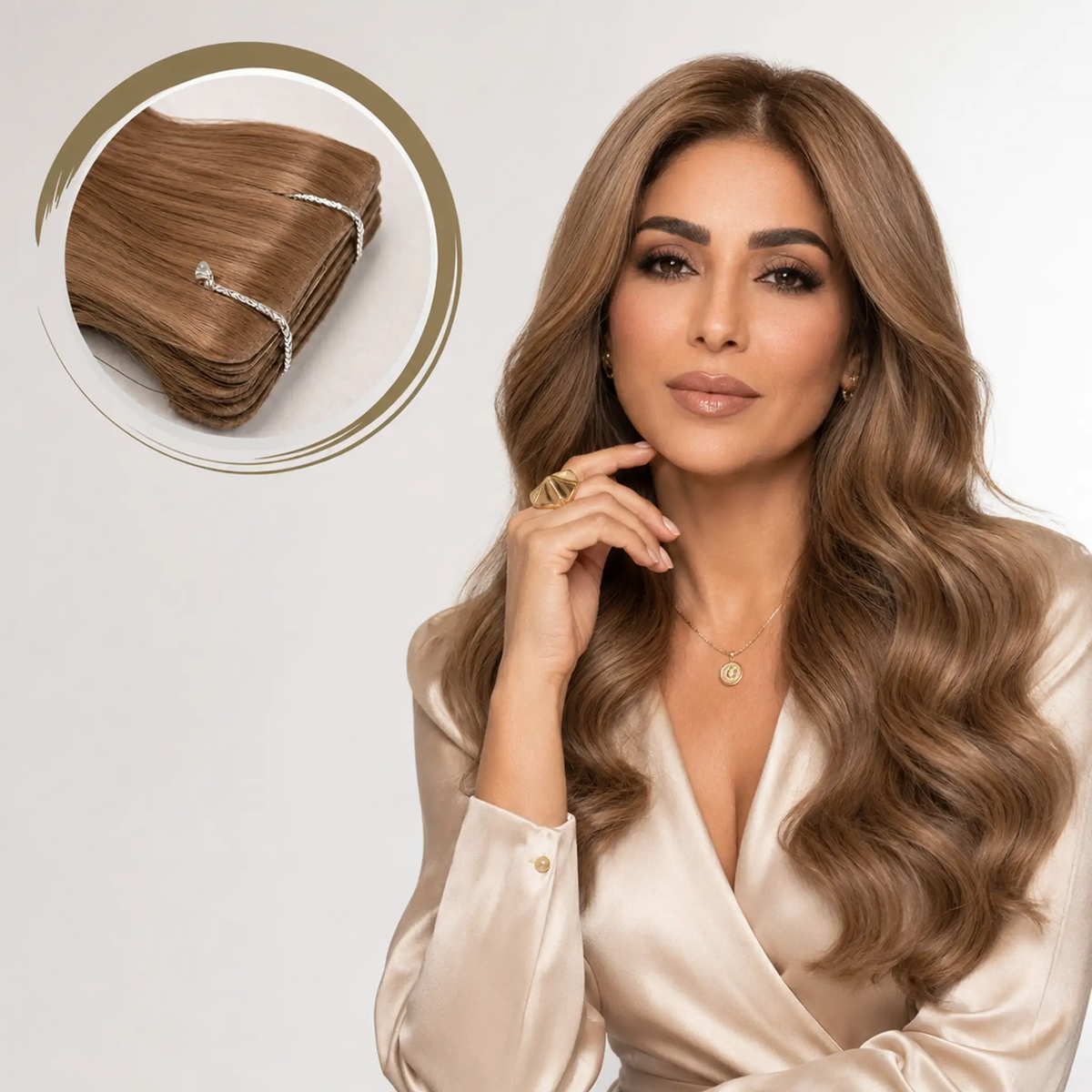 اكستنشن شعر طبيعي مخفي – طول وكثافة بمظهر خفي لا يُكشف