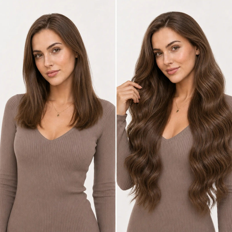 Luxury Plus Tape-In Extensions: Effortless Length, Seamless Beauty