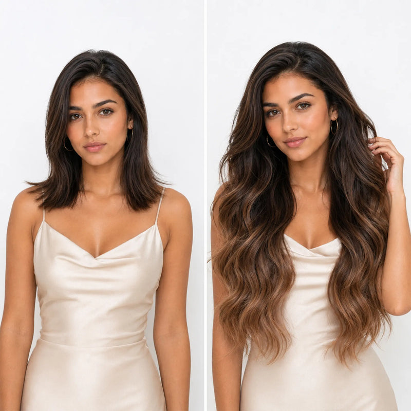 Luxury Plus Tape-In Extensions: Effortless Length, Seamless Beauty