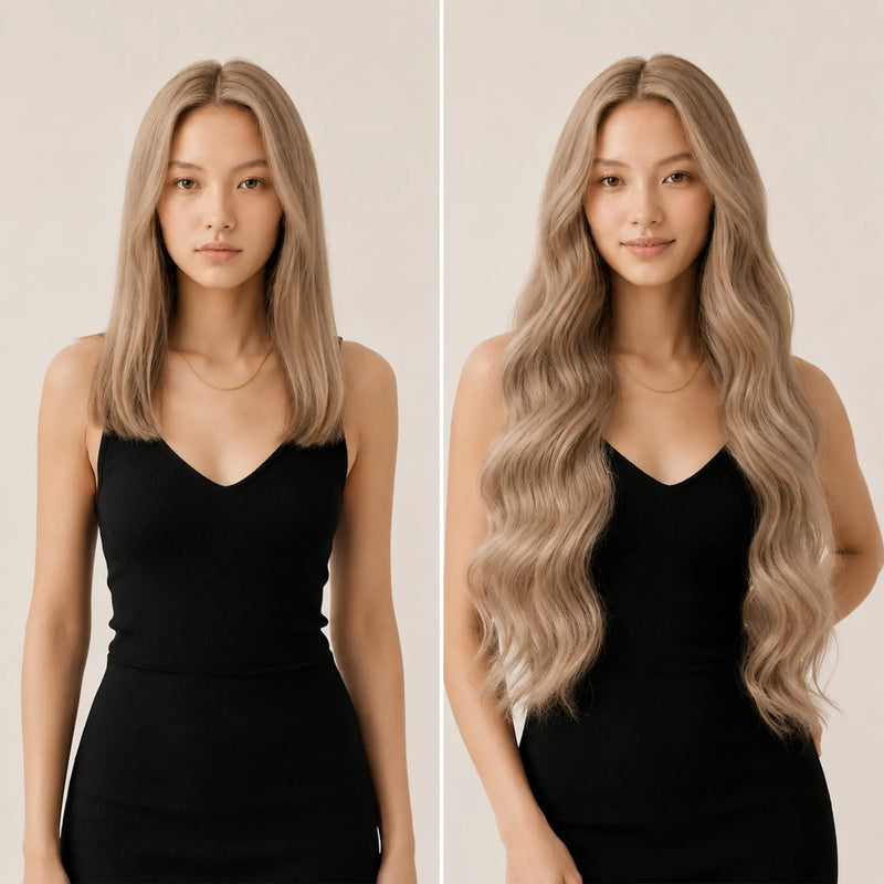 Luxury Plus Tape-In Extensions: Effortless Length, Seamless Beauty