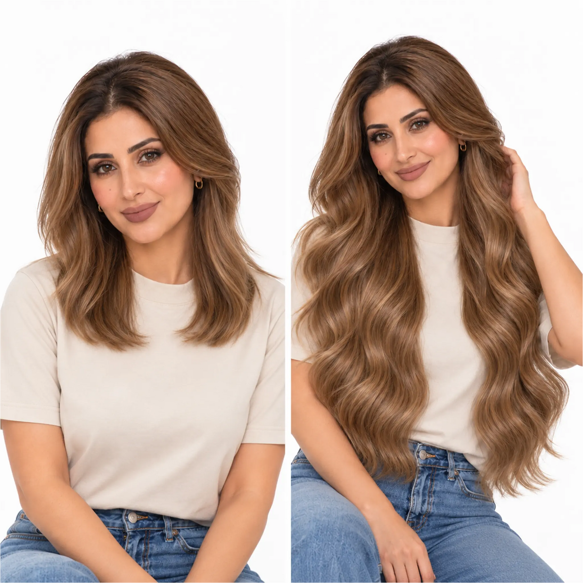 وصلات شعر نانو ويفت الطبيعية – جمال يدوم بثقة وثبات