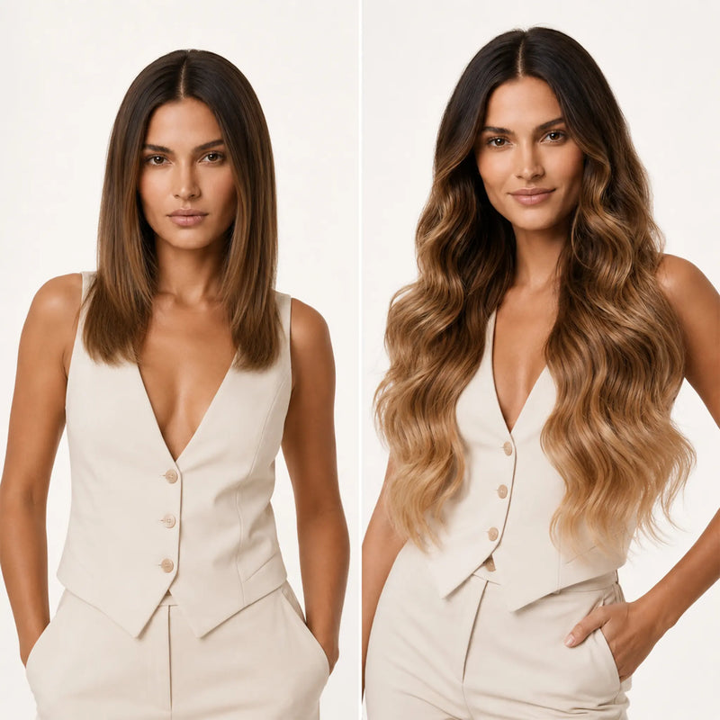 Luxury Plus Tape-In Extensions: Effortless Length, Seamless Beauty