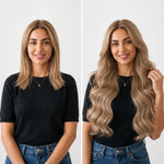 وصلات شعر بالكيراتين – طول وكثافة بمظهر طبيعي يدوم طويلاً