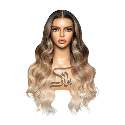 Ombre Hair Wig with Swiss Lace (Zara)
