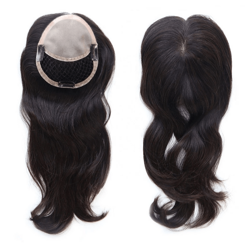 Pull-Through Remy Hair Topper – Seamless Blend, Secure Fit, Easy Styling