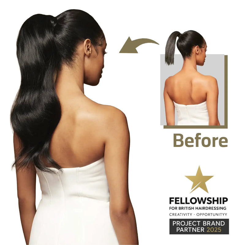 The Complete Look Offer – 9 Piece Clip In Extensions + 50% OFF Ponytail