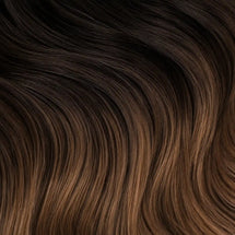 Dark brown to chocolate ombré
