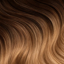 Light brown to caramel blonde ombré