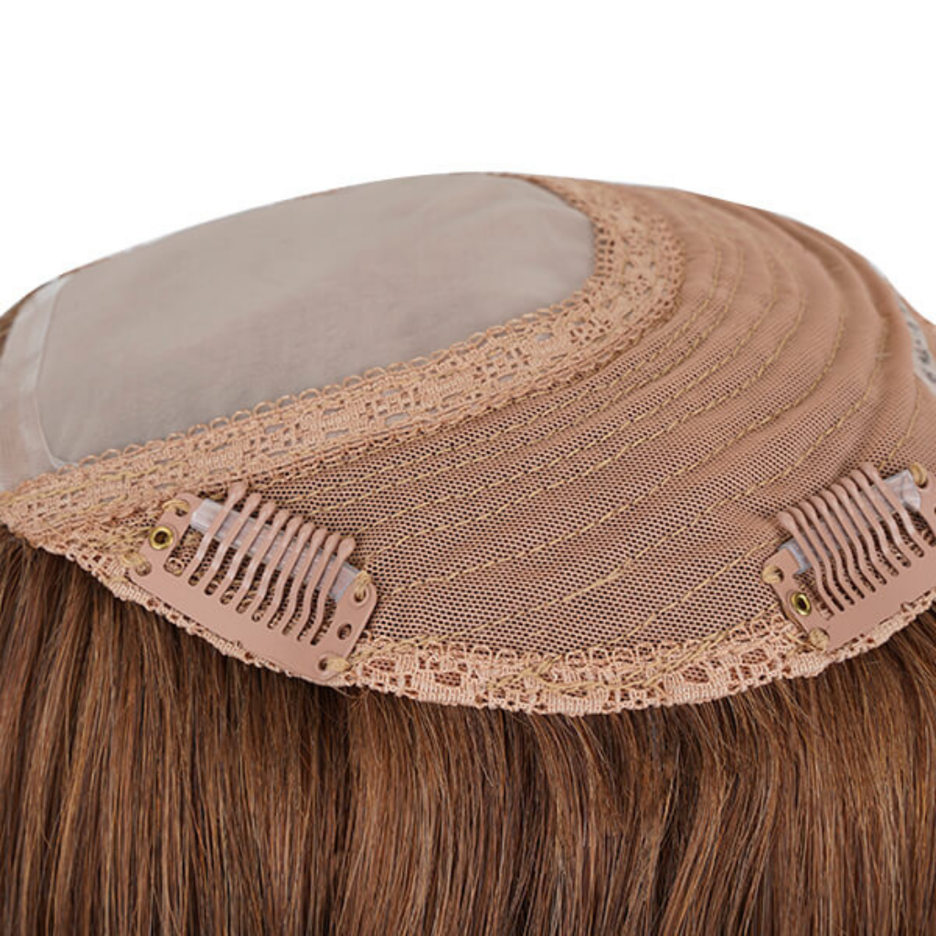 Silk Base Hair Topper with Wefted Sides – 100% Remy Hair for a Natural Look