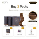 Invisible Tape-In Extensions | Buy 3 Packs, Get the 4th + Trax Tape + Remover Free