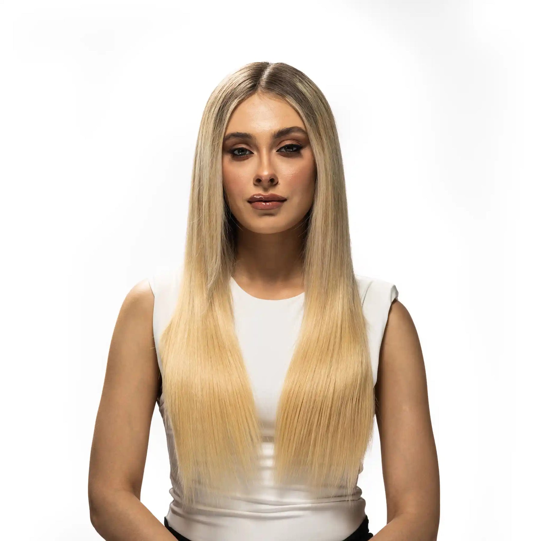 Luxury Plus Invisible Tape-In Extensions: Effortless Glam.