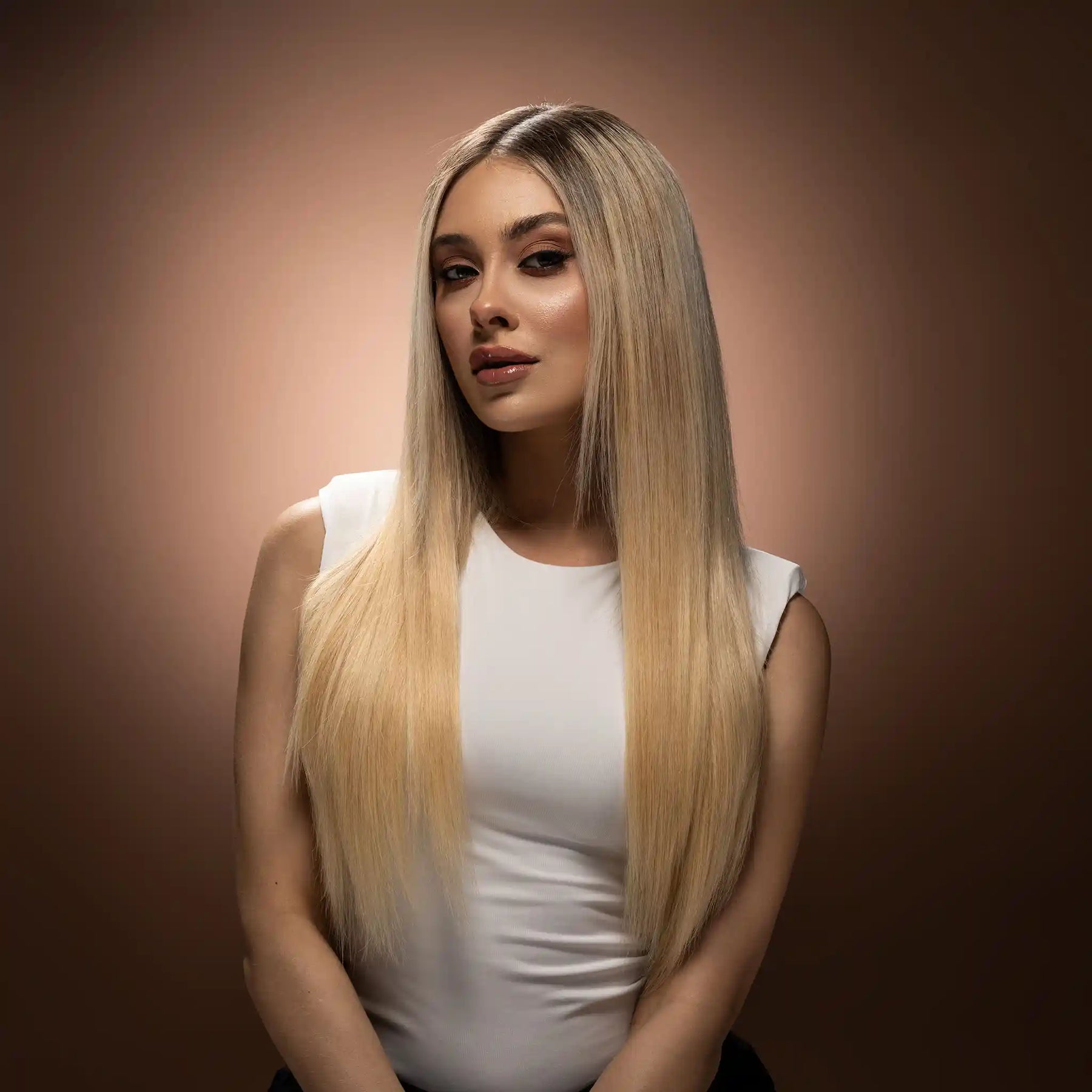 Luxury Plus Invisible Tape-In Extensions: Effortless Glam.