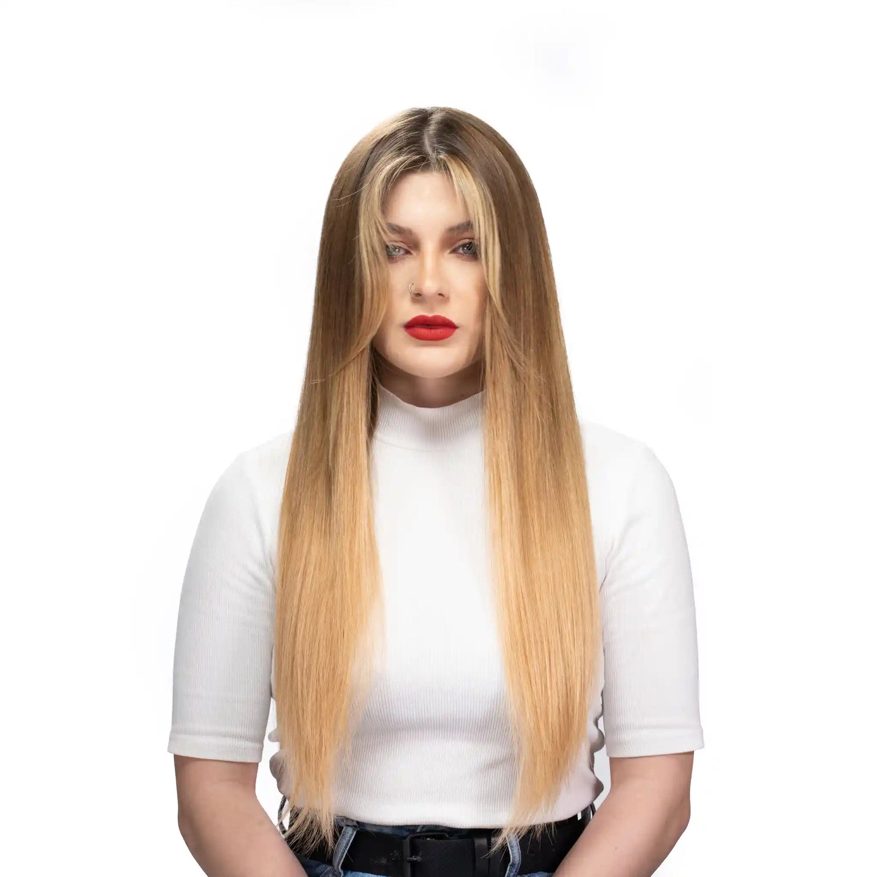 Luxury Plus Invisible Tape-In Extensions: Effortless Glam.