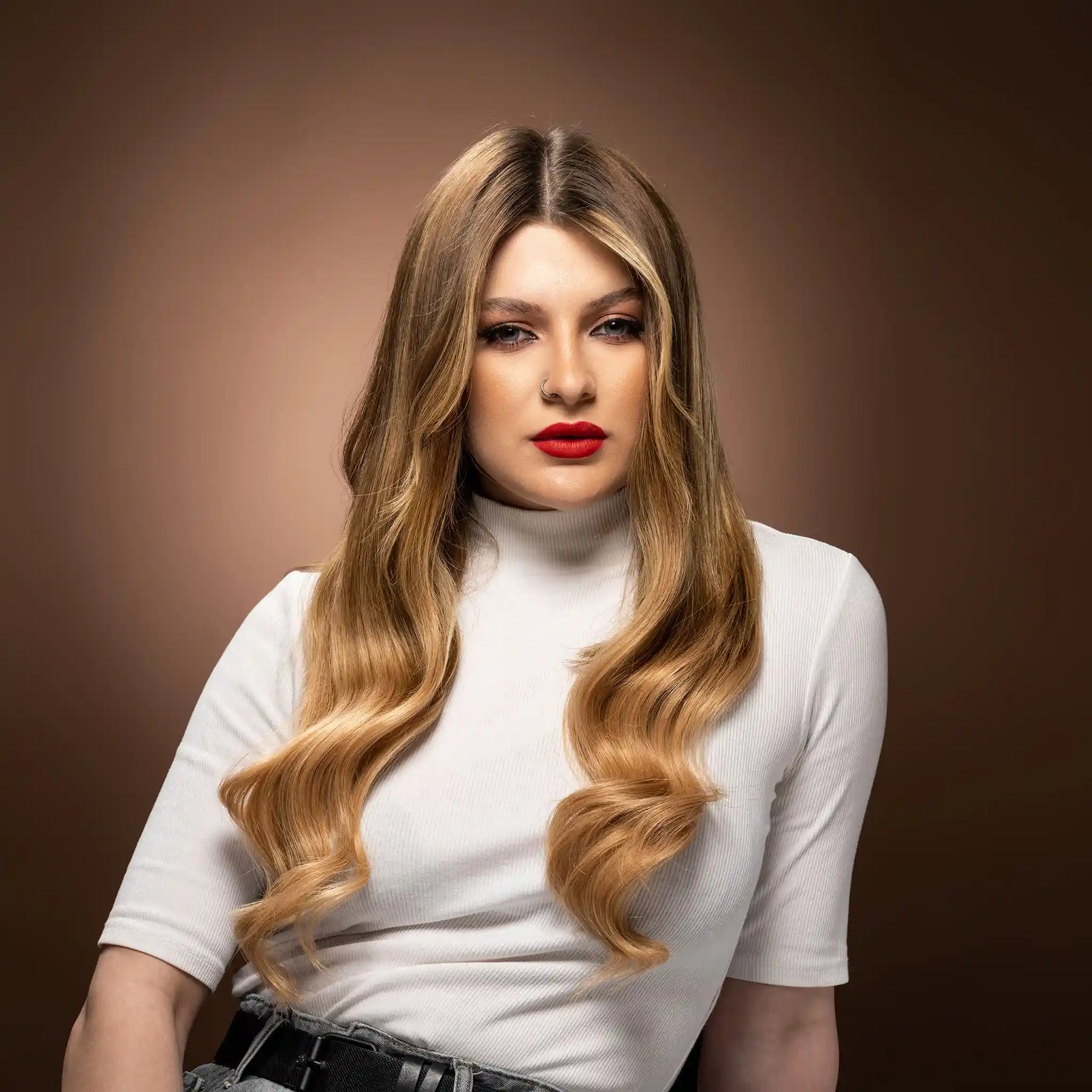 Luxury Plus Invisible Tape-In Extensions: Effortless Glam.