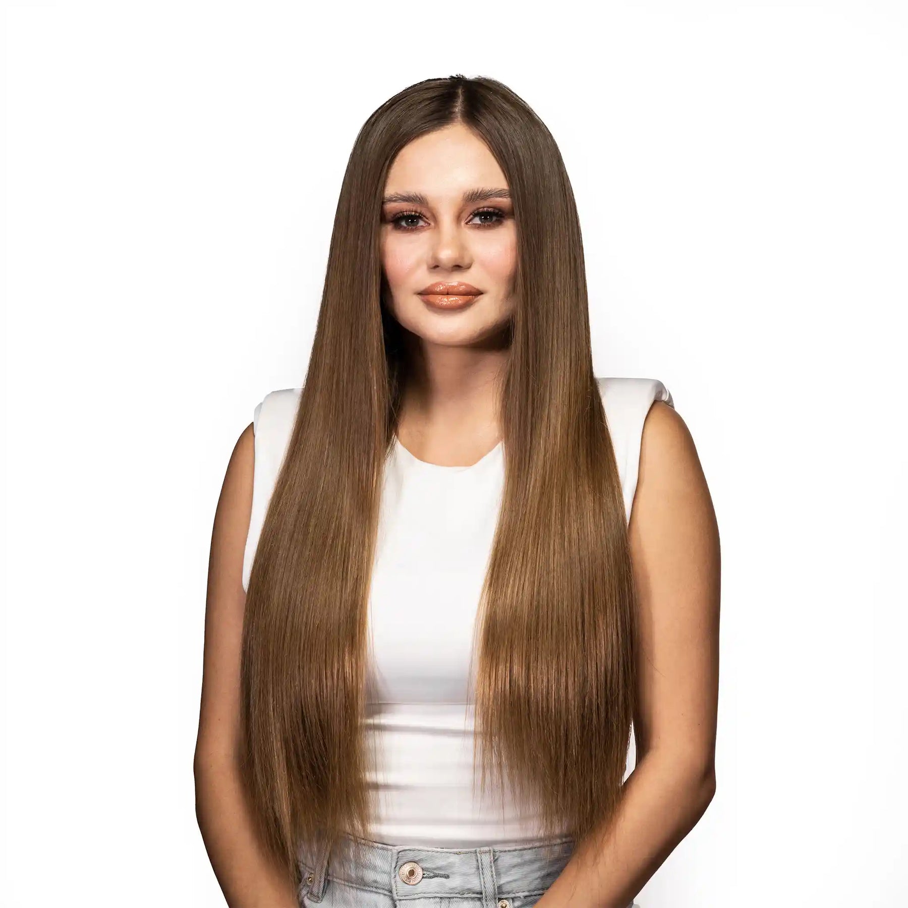 Luxury Plus Invisible Tape-In Extensions: Effortless Glam.