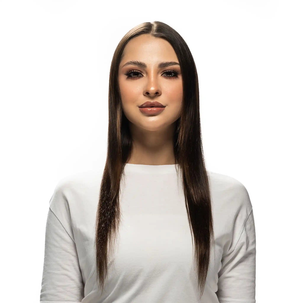 الصورة قبل وبعد استخدام زن هير