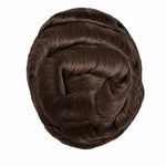 Men's Hair System – hair system unit, top view, shade M4