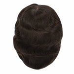 Men's Hair System – hair system unit, top view, shade M2