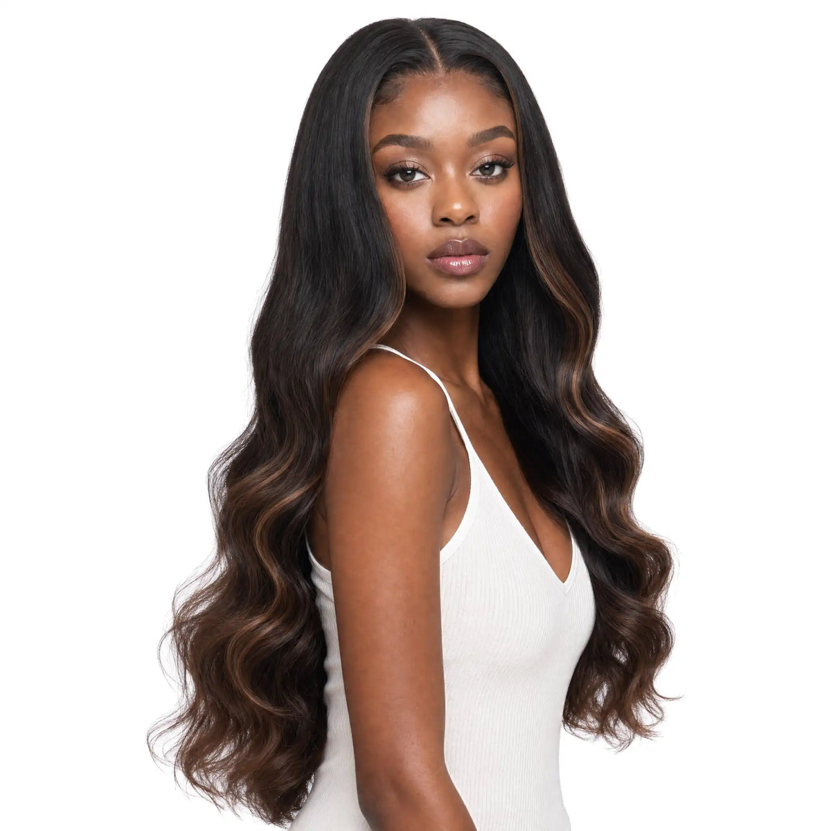 Salma: Glueless Ombre Swiss Lace Wig – Perfect Hair, Every Day