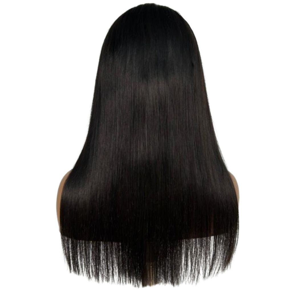 100 Remy Hair Straight Full Lace Wig 150 Density Dubai