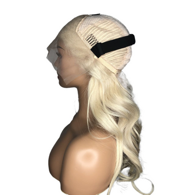 Dark Roots Blonde Ombré Wig with Lace Front (Sophia)